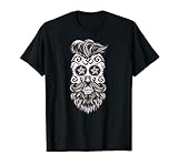 Hipster Barba Calavera Teschio Di Zucchero Scheletro Maglietta