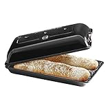 Emile Henry EH799502 - Stampo per pane Ciabatta, ceramica, colore: nero