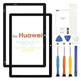 Schermo per Huawei MediaPad T5 10 AGS2-W09HN L09 AGS2-W09 AGS2-L03 AGS2-W19 Pannello di Vetro Anteriore con Strumenti di Riparazione (10,1", Version WiFi)