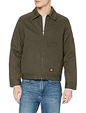 Dickies Men s Lined Eisenhower Jacket, Moss, Medium