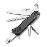 Victorinox, Trailmaster Grip, Coltello Svizzero, Originale, Multiuso, Campeggio, 10 Funzioni, Lama, grande with wavy edge, Cacciavite 3 mm, Bloccabile, Lama a una mano