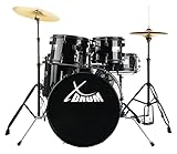 XDrum Rookie 20“ Studio Batteria acustica completa, nera