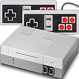 Retoo Console per videogiochi Classic Retro con 620 giochi integrati e 2 telecomandi, uscita AV, console classiche, giochi a 8 bit per bambini e adulti