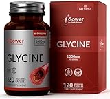 GH Glicina | 120 Glicina Integratori in Capsule - 1000mg di Glicine per Dose | Capsule di Glicina ad alta Potenza | Non-OGM, Senza Glutine ed Allergeni | Prodotto nel Regno Unito