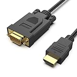 BENFEI Cavo HDMI a VGA 1080P 0,9M, unidirezionale Cavo HDMI sorgente a monitor/TV VGA, Compatibile con laptop PC monitor proiettore HDTV Raspberry Pi Roku Xbox