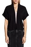 ESPRIT 014ee1i326 Maglione Cardigan, 001 Black, S Donna