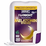 Melatonina per dormire, 360 microcompresse 12 MESI FORMATO POCKET. Melatonina forte, 1 mg. Integratori per dormire, regola il ciclo Sonno-Veglia. Melatonina Pura, riduce i sintomi del Jet Lag. Agocap