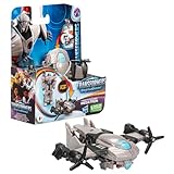 Transformers Toys EarthSpark 1-Step Flip Changer Megatron, 10-cm Action Figure, Robot Toys for Ages 6 and Up