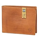 Lindenmann Wallet for Men/Men s Leather Wallet cognac