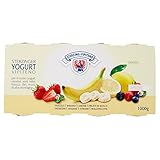 Sterzing Vipiteno Yogurt Intero Fragola, Banana, Limone, Frutti di Bosco, 8 x 125g