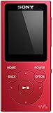 Sony NWE394R Lettore Digitale Portatile, 8 GB, Rosso