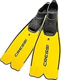 Cressi Rondinella, Pinne da Nuoto, Unisex - Adulto, Giallo, 41/42