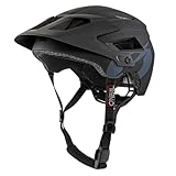 O NEAL | Casco da Mountainbike | All-Mountain | Aperture di ventilazione per il raffreddamento, pastiglie lavabili, standard di sicurezza EN1078 | Casco Defender Solid | Adulto | Nero | Taglia XS M