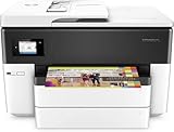 Hp Officejet Pro 7720 Y0S18A, Stampante Multifunzione Per Grandi Formati A3 A Singolo Cassetto, Fax, Adf, Wi-Fi Direct, Ethernet, Hp Smart, Nero, bianco, ‎17.51 x 23.03 x 12.06 cm 15.5 Kg