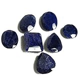 Gemhub Zaffiro blu naturale sfuso pietra preziosa per la creazione, Small, Pietra preziosa, Zaffiro Srilankan