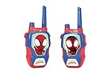 Jada - Spidey Walkie Talkie, 203222000, +4 anni, 2 unità, portata 100m, cancellazione rumore, 2,4 GHz