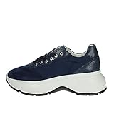 Frau 4681 Tecno Raso, Sneaker Donna, Sneaker Platform (Blu, 36)