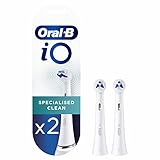 Oral-B iO Specialised Clean Testine Spazzolino Elettrico, Confezione da 2 Testine di Ricambio, per Pulire Aree Difficili da Raggiungere