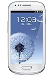 Samsung Galaxy S3 mini I8190 Smartphone, Display AMOLED da 10.2 cm (4 Pollici), Dual Core, 1 GHz, 1 GB RAM, Fotocamera 5 Megapixel, Android 4.1, Bianco marmo [Germania]