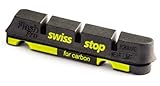 SwissStop Flash Pro Pattini freno per cerchioni in carbonio, Nero (Black Prince), 4 pezzi