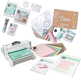 Macchina per taglio e goffratura Sizzix Big Shot Plus, apertura A5, kit primavera incluso