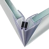 Kit guarnizioni magnetiche trasparenti universali per box doccia 5-6 mm, H 200 cm riducibile su misura