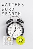 Watches word search puzzle book