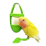 MEISO Accessori per Gabbie per Uccelli Mangiatoie per Pappagalli Mangiatoia per Uccelli Contenitore Mangiatoia per Uccelli Giocattolo da Appendere Mangiatoia per Uccelli Colonna Giocattoli per Uccelli