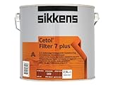 Sikkens Cetol Filter 7 Plus RM - Vernice Speciale trasparente per esterni, colori e dimensioni assortiti 2,5 litri Rovere scuro