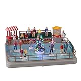 Lemax Vail Village-Sights & Sounds: Outdoor Skating Rink-(14871-UK), Multicolore