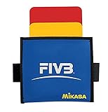 MIKASA Vk Pallavolo Arbitro Cards, Rosso/Giallo, 4