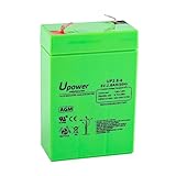 Master U-Power UP - Batteria piombo AGM 2,8Ah 6V