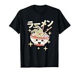 Divertente Kawaii Ramen Noodle Bowl Soup Zuppiera Miso Broth Maglietta