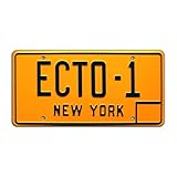 Ghostbusters | ECTO-1 | Metal Stamped License Plate