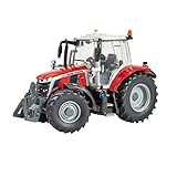 Britains Massey Ferguson 6S.180 - Trattore giocattolo per bambini, giocattolo per trattore Massey Ferguson, compatibile con animali e giocattoli da fattoria in scala 1:32, adatto per collezionisti e