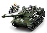 Sluban M38-B0687 - Set di costruzioni, Tank with soldiers