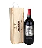 Calvet - Confezione regalo vino rosso Grande Riserva, Bordeaux Superiore - Magnum in cassa di legno (1 x 1,5 L)