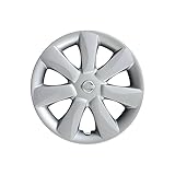 Kit di 4 copricerchi adattabili - per NISSAN MICRA modello 2010 (LOGO CROMATO) - diametro 14"