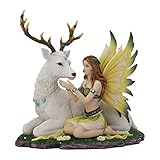 Nemesis Now Bianco Statuetta di adorazione, 23,5 cm, Colore, Resina, Taglia Unica