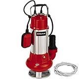 Einhell Pompa per acque scure GC-DP 1340 (1300 W, portata max 23000 L/h, prevalenza 10 m, immersione max 5 m, corpi estranei fino a 40 mm, extra robusta)