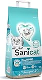 Sanicat - Lettiera per gatti agglomerante al Sapone di Marsiglia | A base di minerali naturali per garantire il controllo dei cattivi odori | Assorbe l umidità | Formato 10 L