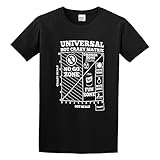 Lube Hot Crazy Matrix T-Shirt Black Mens Tees L