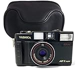 Yashica MF-2 Super - Fotocamera analogica piccola da 35 mm, con batteria, pellicola e custodia in pelle