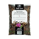 GebEarth® - Terriccio per Orchidee, Substrato per Orchidee da 1 Litro【 Terriccio Professionale per tutte le Orchidee 】