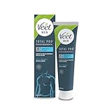 Veet Men Crema Depilatoria Uomo Petto e Corpo per Pelli Sensibili, Dermatologicamente Testata, 200 ml