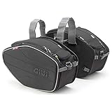 Givi EA101B - Coppia di borse laterali piccole espandibili, Per moto, 30 L, 29 x 47 x 28 cm