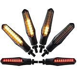 Indicatore di direzione a LED + luce freno compatibile con Zephyr 550, Zephyr 750, KLX 650 (omologato E/2 pezzi) (B21)