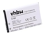 vhbw batteria compatibile con Blackberry Gemini Curve 8520 smartphone cellulare (1000mAh, 3,7V, Li-Ion)