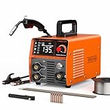 FEIFANKE MIG135 Saldatrice A Filo Continuo Senza Gas 135A 220v Sinergia Elettrodo Saldatrice 3 In 1 MIG/ARC/Lift TIG IGBT Inverter Saldatore con Filo 1,0 MM,2,5 MM Rod,Pistola Di Saldatura MIG