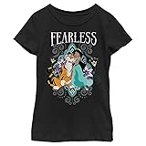 Disney Gelsomino Coraggioso T-Shirt, Nero, M Bambine e Ragazze